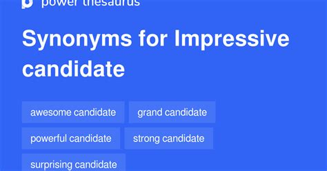 ideal candidate synonym